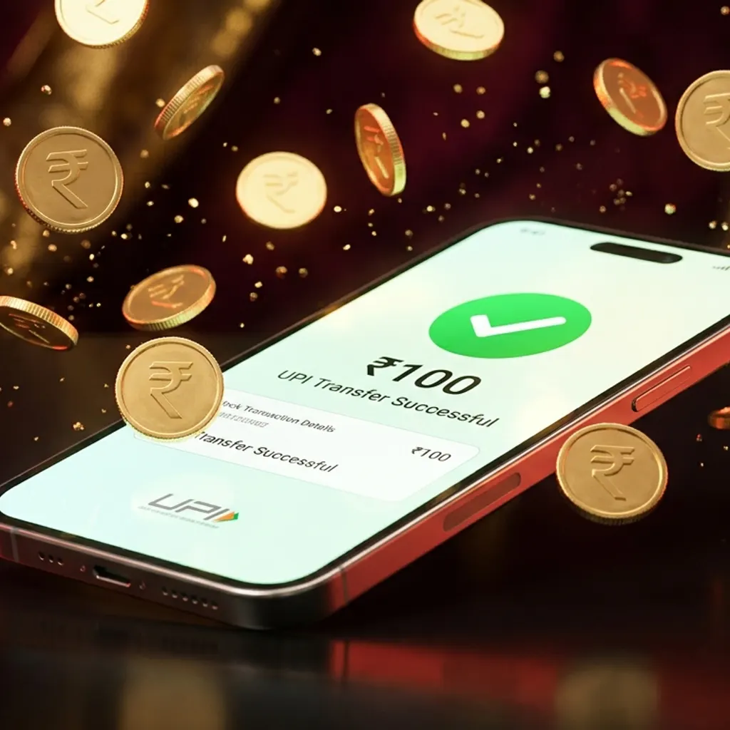 100 INR first deposit via Google Pay, PhonePe and Paytm UPI during play99 register