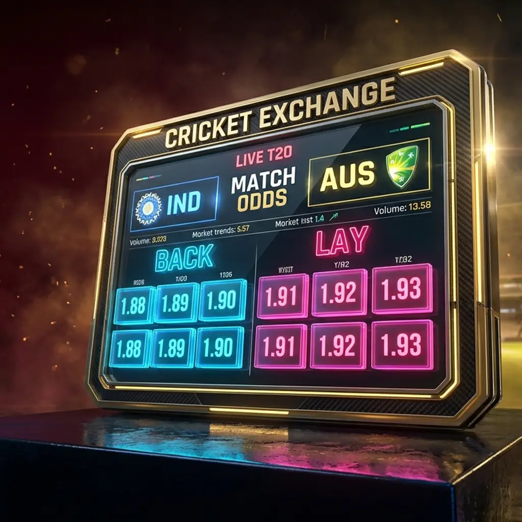 Play99 cricket exchange Match Odds and Bookmaker market interface showing blue Back and pink Lay columns