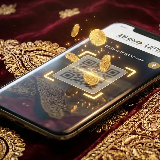 Step 3: Receive live merchant UPI QR code for cricket exchange wallet